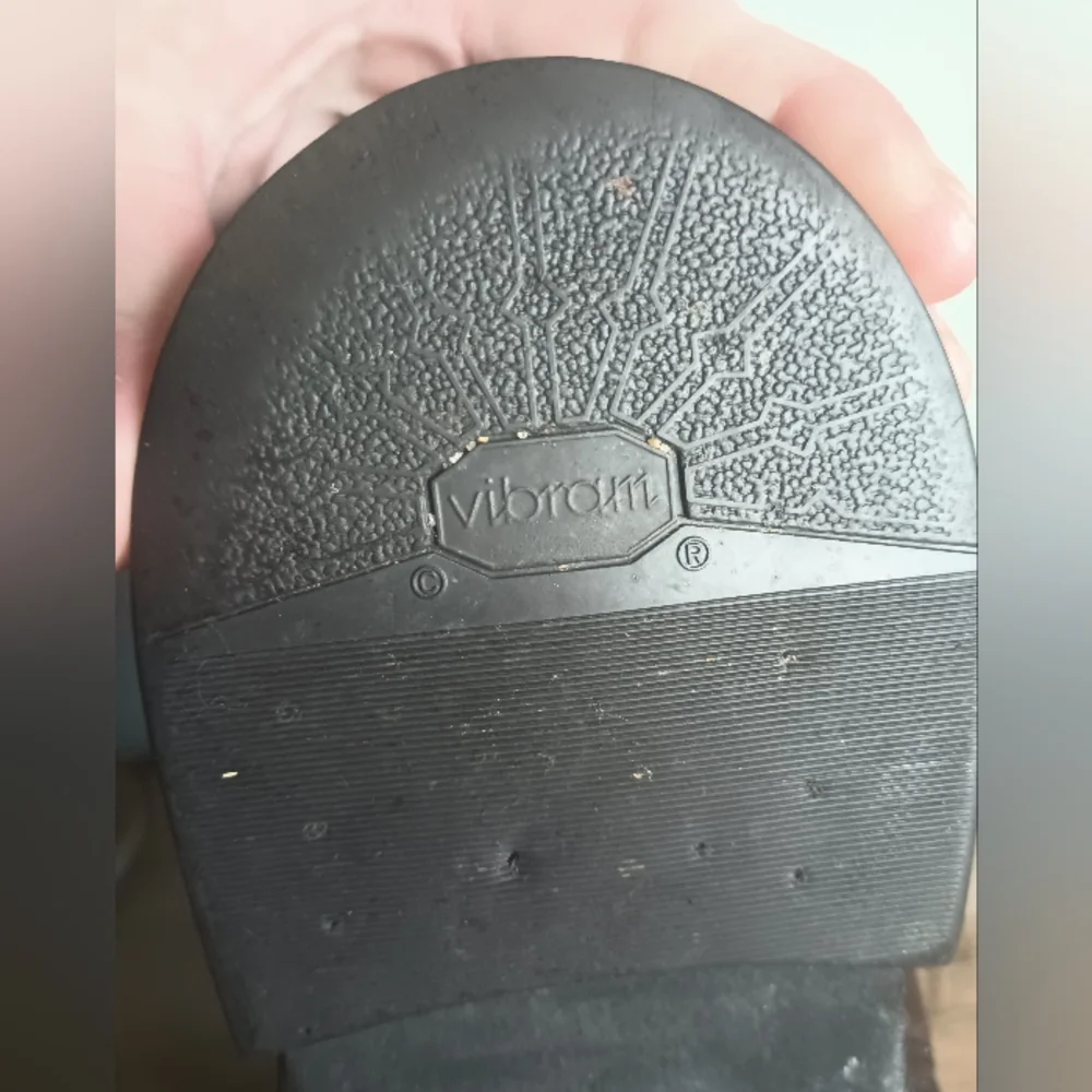 Vintage Chippewa Mens Oxford Boots 9D  Brown Oiled Leather Vibram Academia - Picture 12 of 15